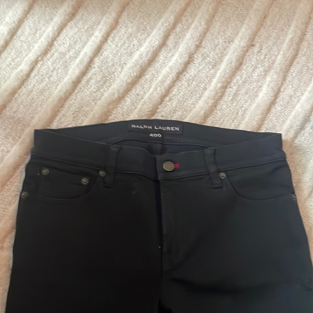 Ralph Lauren Black Label Skinny Lace Up Jeans (size 30)